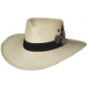 BULLHIDE HATS Westernový klobúk WILD AS YOU – ručne zdobený slamený klobúk Veľkosť: 57 cm (M)