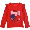 Červené dievčenské tričko Ladybug 104