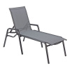 Kettler 0100314-7100 KETTLER CIRRUS SILVER LINE hliníkové lehátko - antracit / šedá