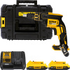 DEWALT 18V XR Aku skrutkovač na sadrokartón, 2x 2,0 Ah DCF620D2-QW