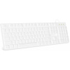 Connect IT Chocolate WhiteStar kancelárska podsvietená klávesnica, CZ SK, biela CKB-5052-CS