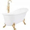 Samostatne stojaca vaňa BRASSO160 ACRYLIC GOLD SIPHON REA (Samostatne stojaca vaňa BRASSO160 ACRYLIC GOLD SIPHON REA)