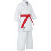 Hayashi Karate Gi “Jingu” - white, with white embroidery, size 140 cm Size: 160 cm, Color: White - Red