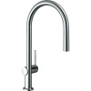 HANSGROHE Talis M54 páková drezová batéria s vyťažiteľným výtokom, 1jet, výška výtoku 210 mm, chróm, 72802000