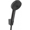 Hansgrohe Pulsify Select S, súprava so sprchovým držiakom 105 3jet Relaxation so sprchovou hadicou 1250 mm, matná čierna, HAN-24302670