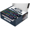 Popisovač, obojstranný, 72-kusová sada, SCHNEIDER „Paint-It 040 Twin marker Set complete”, 30 rôznych farieb