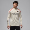Nike Paris Saint Germain Strike Third Drill Top 2024 2025 Adults Beige 2XL