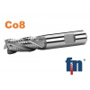 Fréza valcová čelná 6x13mm krátka 4bř. HSS Co8 Weldon, 1 zub cez stred, typ NR-F 124518P.060