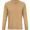 SOL´S PIONEER LSL / Pánske tričko s dlhým rukávom z bio bavlny - dark beige S