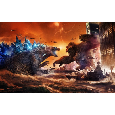 Godzilla vs Kong Sticker - plagát 120 cm K449 (Godzilla vs Kong Sticker - plagát 120 cm K449)