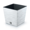 Kvetináč plast biely Prosperplast 29,5 cm x 29,5 x 29 cm