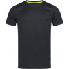 STEDMAN ACTIVE 140 CREW NECK / Pánske športové tričko so vzorom - black opal XXL