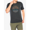 Tričko Columbia Kwick Hike Graphic S/S Tee - black heather/peaked lifestyle