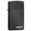 Zippo Logo Slim High Polish Black 26583