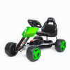 Detská šliapacia motokára Go-kart zelená
