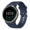 Silikónový remienok FIXED Silicone Strap pre Garmin QuickFit 20mm, modrý