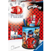RAVENSBURGER 3D puzzle stojan: Čarovná Lienka a Čierny Kocúr 57 dielikov