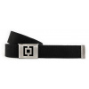pánsky látkový opasok HORSEFEATHERS IDOL PLAIN BELT Black