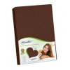 Bellatex plachta Jersey tmavohnedá 120x200