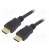 Cable HDMI 2.0 HDMI plug,both sides PVC 3m black 30AWG