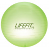 Gymnastická lopta LIFEFIT TRANSPARENT 75 cm, sv. zelená