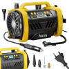 KOMPRESOR DO AUTA 12V 230V PRENOSNÁ PUMPA KOMPRESOR LED FÚKAČ HQ