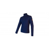 SENSOR MERINO UPPER pánská mikina krátký zip deep blue S