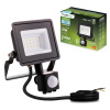 LED reflektor ZUNA2 10W 900lm 6500K IP44 Black Senzor pohybu LUMILED