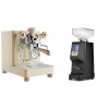 Lelit Bianca PL162T V3, gold + Eureka Atom 60, black
