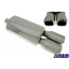 Sportovní nerezový výfuk UNI Turboworks - koncovka 2x 86x75mm