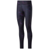 Dámske legíny Reebok TS Run Lux Bold Tight-Kinetic Stripe W - black - Čierny (XS)