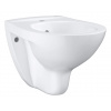 Grohe Bau Ceramic - Závesný bidet s prepadom, alpská biela 39433000