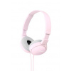 SONY sluchátka náhlavní MDRZX110/ drátová/ 3,5mm jack/ citlivost 98 dB/mW/ růžová MDRZX110P.AE