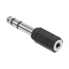 JACK stereo redukcia, JACK 6,3mm konektor - JACK 3,5mm zdierka, plastová ZLA0285S