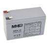 CARSPA MHPower GE9-12 Gélový akumulátor 12V/9Ah, Faston F2 - 6,3mm, Deep Cycle GE9-12