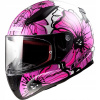 Prilba LS2 FF353 Rapid Poppies White Pink S (Prilba LS2 FF353 Rapid Poppies White Pink S)