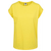 Urban Classics dámske tričko s pČervenáĺženými ramenami TB771 BrightŽltá 4XL