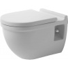 Duravit Starck 3 Závesné WC Comfort, s WonderGliss, biela 22150900001