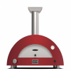 ALFA FORNI Pizza pec MODERNO 2 hybrid - antique red