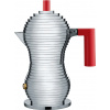 Moka kanvička Pulcina s červeným úchytom 70 ml