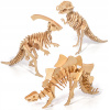 Little Story Drevené 3D Puzzle – Sada Dinosaury
