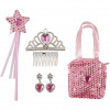 PTIT CLOWN Princeznovská sada s kabelkou a diamanty 4 ks Barva: RŮŽOVÁ