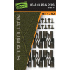 FOX - Závesky Edges Naturals Lead Clips Pegs veľ. 7 10 ks