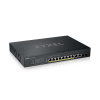 ZyXEL Zyxel XS1930-12HP-ZZ0101F sieťový prepínač Riadený L3 10G Ethernet (100/1000/10000) Podpora napájania cez Ethernet (PoE) Čierna (XS1930-12HP-ZZ0101F)