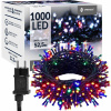 Springos LED svetelná reťaz - 52,5m, 1000LED, 8 funkcií, pamäť, IP44, multicolor