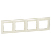 LEGRAND Rámeček VALENA 774354 čtyřnásobný béžová