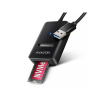 AXAGON ADM2-AM USB-A 10Gbps - M.2 NVMe & SATA SSD adaptér, kábel USB-A 10cm (ADM2-AM)