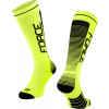 FORCE ponožky F COMPRESS, fluo-černé Velikost: XXS-XS/33-35