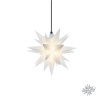 Herrnhuter® plastová hviezda - biela 40 cm (so svetlom a 5 m káblom)