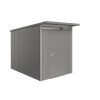 Biohort Avantgarde A3 plechový záhradný domček 180 x 300 x 218 cm, sivý kremeň metalický Biohort